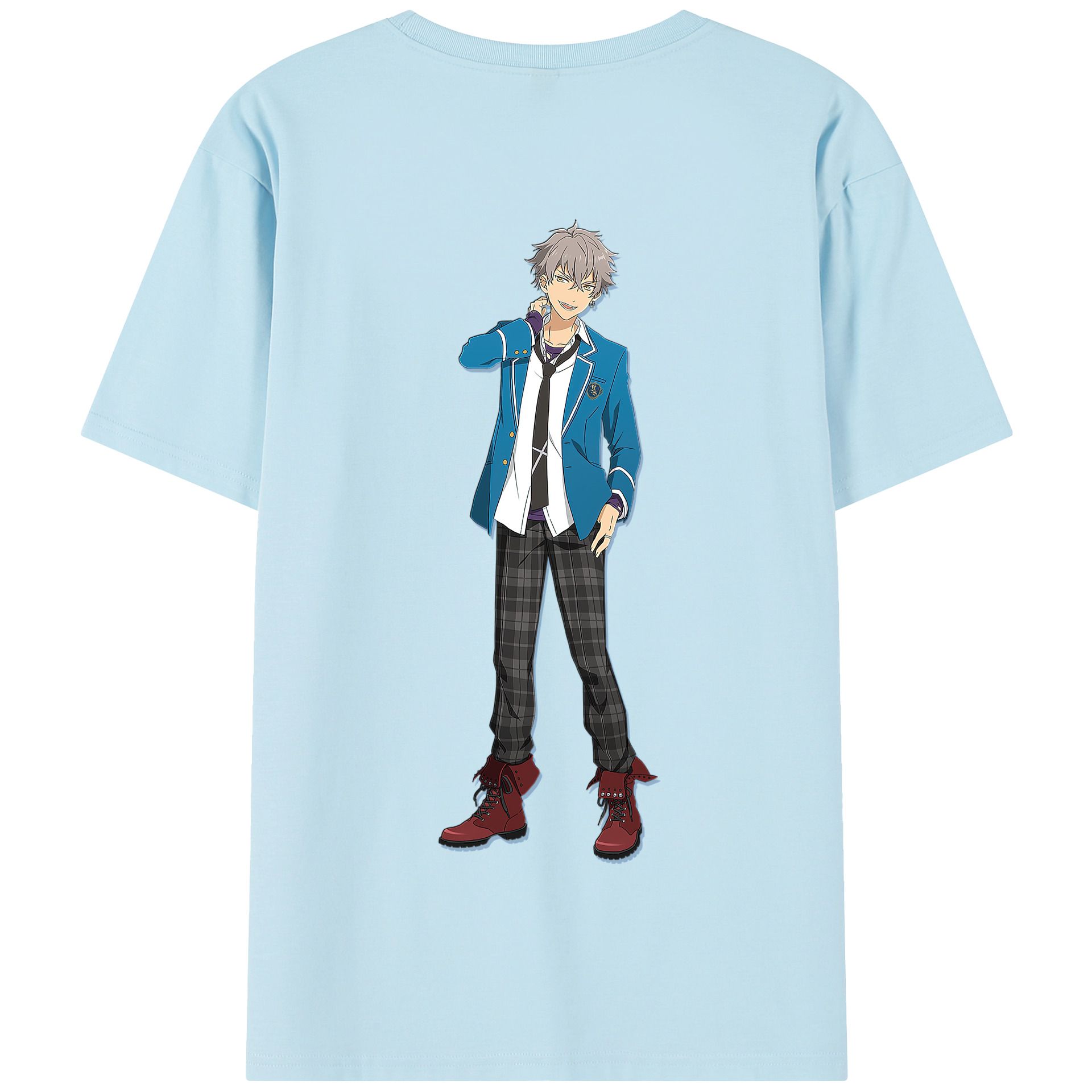 （画像用） あんさんぶるスターズ! Ensemble Stars 綿100％半袖Tシャツ（背面プリント）